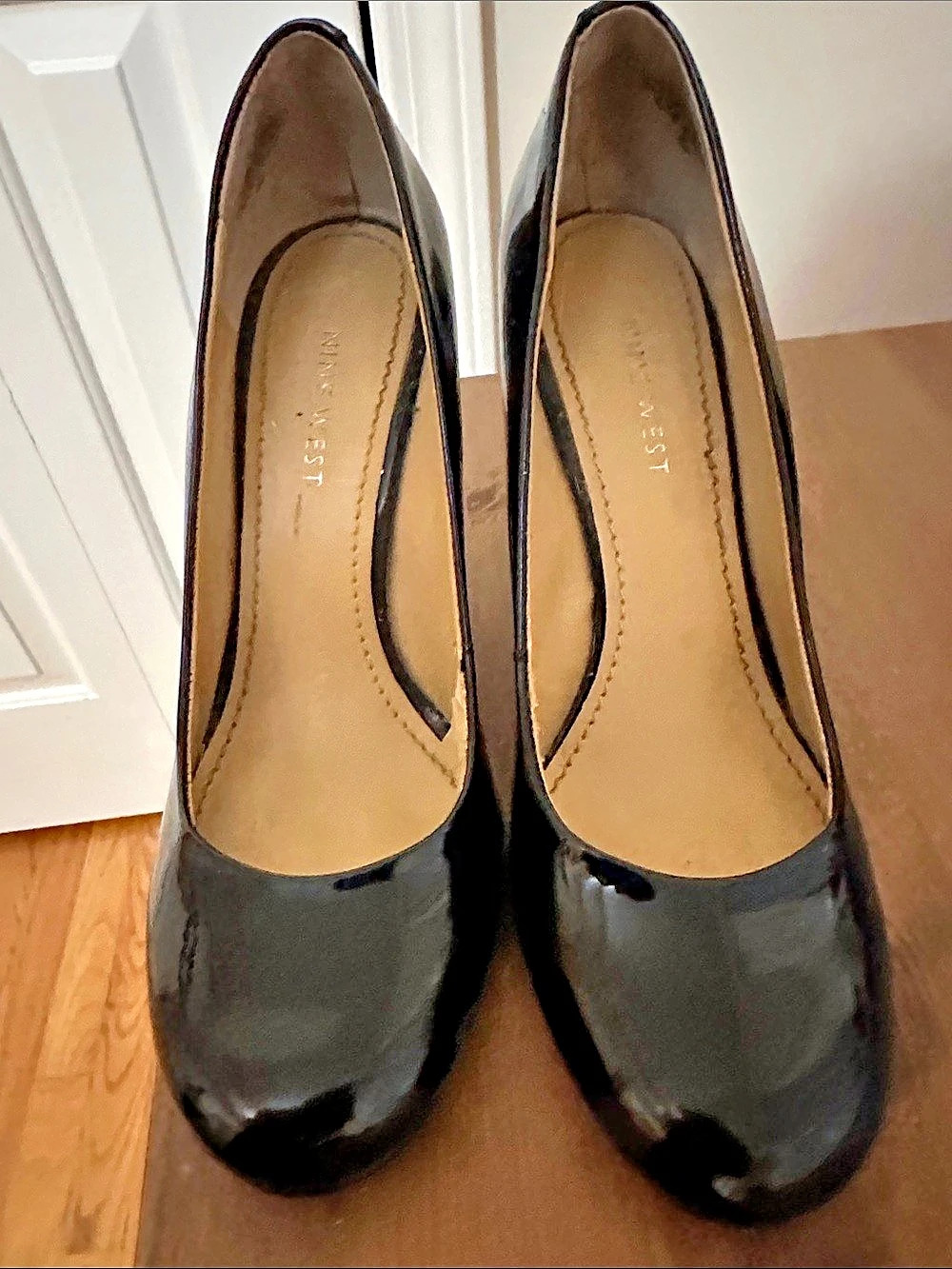 Nine West Black Patent Pumps